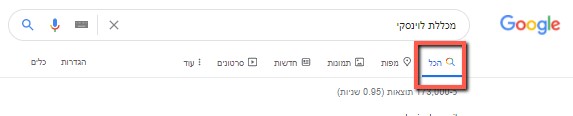 בחיפוש פשוט בגוגל אפשר לקבל תוצאות של "הכול"