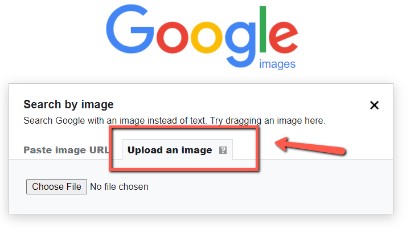 בחרו באפשרות Upload an image