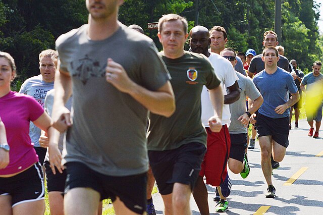 אימון גופני באקדמיה של כוחות הבטחון בארה"ב