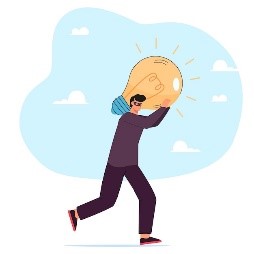 אייקון המתאר ראיון - מנורה דולקת