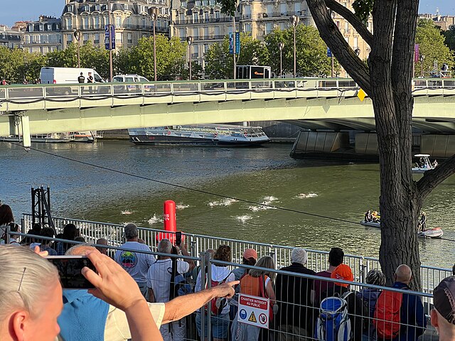 תחרות השחייה ל-10 ק"מ במשחקי פריז 2024 בנהר הסן
