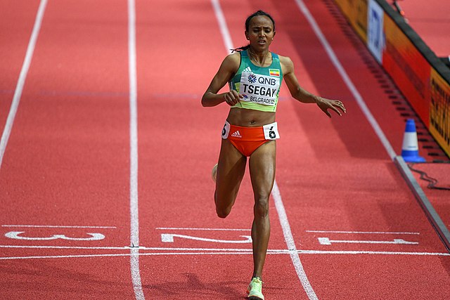 גודאף צגאי, שיאנית העולם בריצת 5000 מטרים