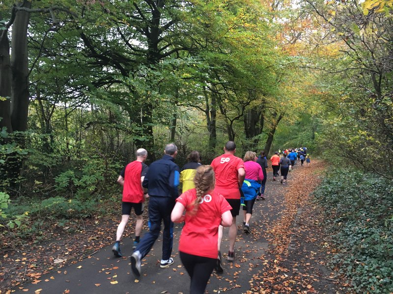 משתתפים בפארקראן בעיר גלזגו שבסקוטלנד