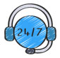 זמינות 24/7
