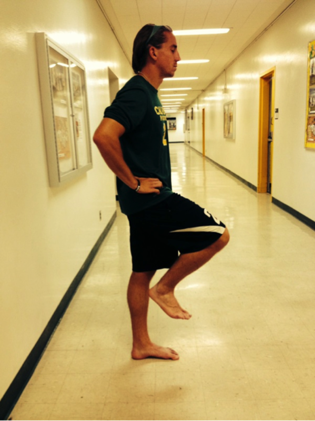 מבחן עמידה על רגל אחת