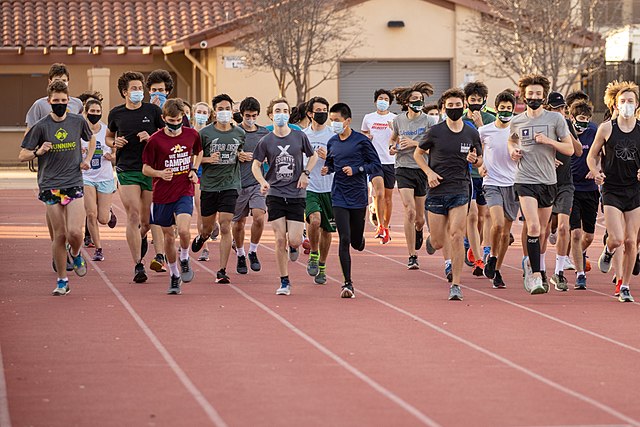שיעור חינוך גופני במהלך מגפת הקורונה