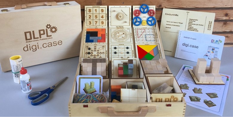 משתמשים בחומרים ובפעילויות הכלולים במזוודת המדיה שנקראת digi.case