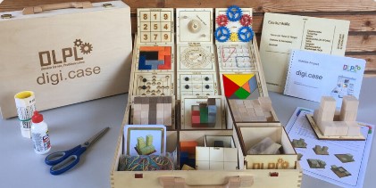 משתמשים בחומרים ובפעילויות הכלולים במזוודת המדיה שנקראת digi.case