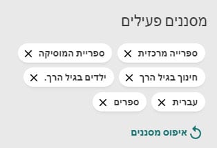 חיפוש בקטלוג הספרייה – ממשק "חיפושנט" (טקסט נגיש)