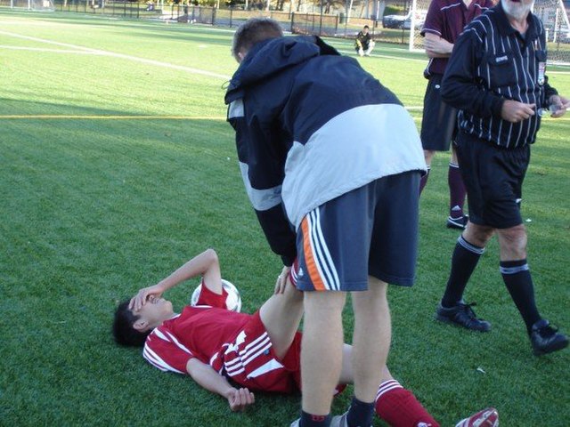 טיפול בפציעת כדורגלן