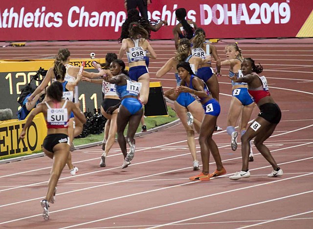 מרוץ שליחים 4X400 מ' לנשים באליפות העולם דוחא 2019