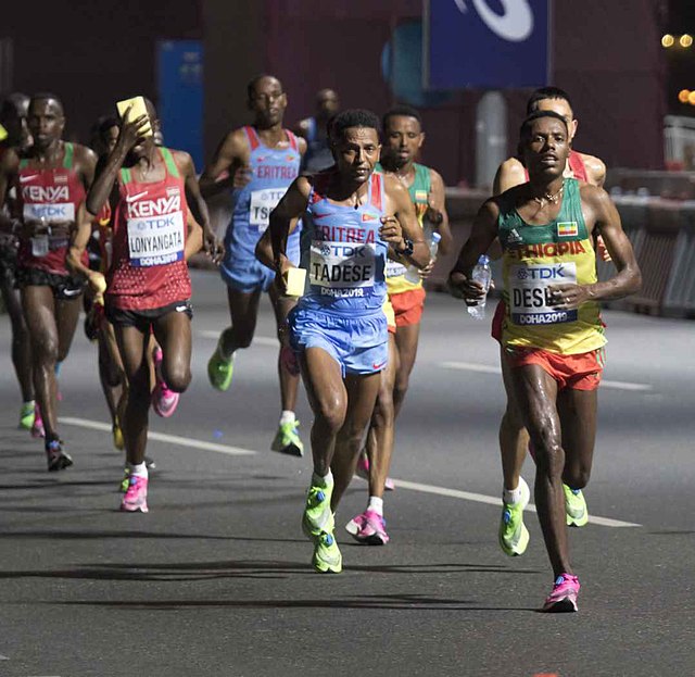 המובילים במרתון הגברים באליפות העולם 2019